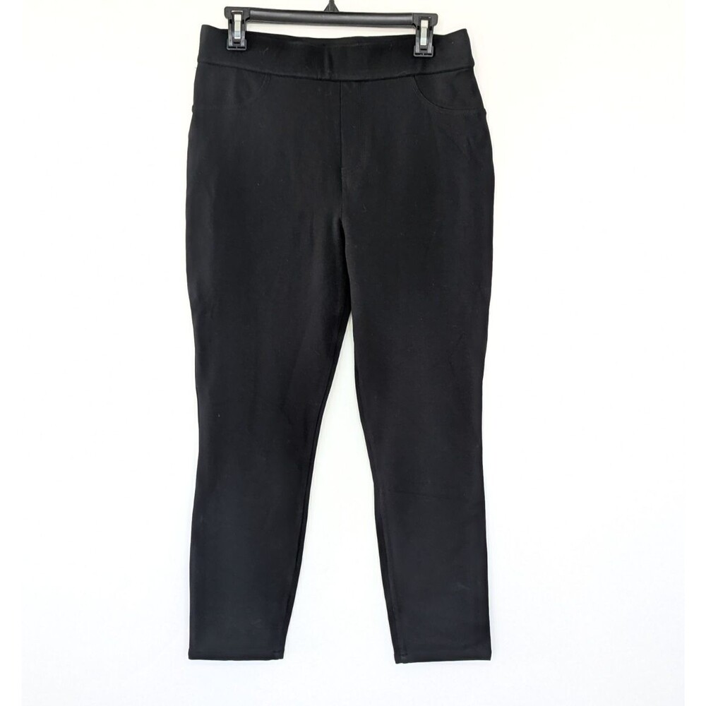 SPANX The Perfect Pant Womens XL Slim Straight Black Knit Career Office